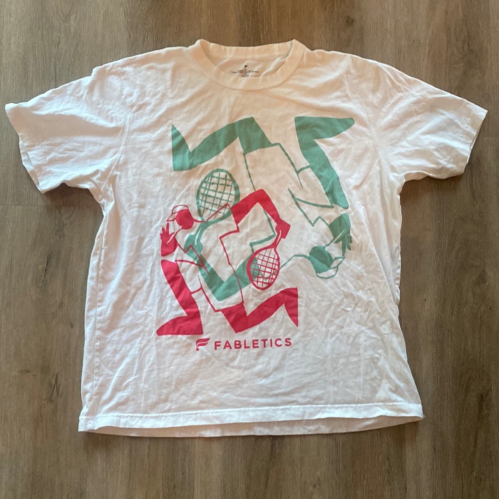 FABLETICS - THE R&R TEE - BIG SERVE CLASSIC WHITE